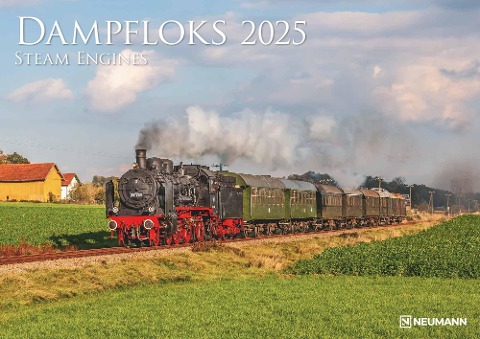 Dampfloks 2025 - Foto-Kalender - Wand-Kalender - 42x29,7 - 