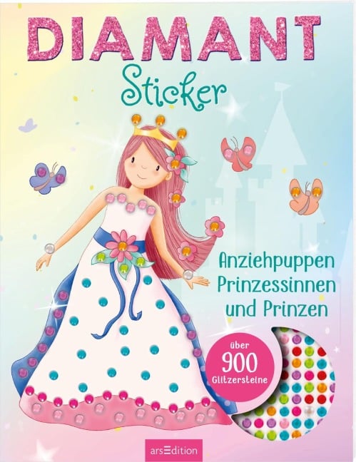 Diamantsticker Anziehpuppen - Prinzessinnen und Prinzen - 