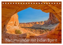 Naturwunder mit Indian Spirit (Tischkalender 2025 DIN A5 quer), CALVENDO Monatskalender - Rudolf Wegmann