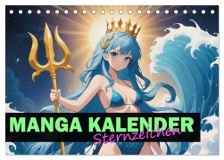 Cover-Bild zum Titel 'Manga Kalender Sternzeichen (Tischkalender 2026 DIN A5 quer), CALVENDO Monatskalender' von 'Carmen Wrede'