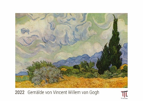 Gemälde von Vincent Willem van Gogh 2022 - White Edition - Timokrates Kalender, Wandkalender, Bildkalender - DIN A3 (42 x 30 cm) - 