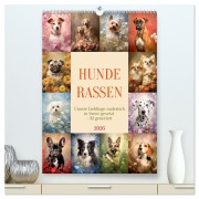 Cover-Bild zum Titel 'Hunderassen (hochwertiger Premium Wandkalender 2026 DIN A2 hoch), Kunstdruck in Hochglanz' von 'Cathrin Illgen'