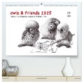 owls & friends 2025 (hochwertiger Premium Wandkalender 2025 DIN A2 quer), Kunstdruck in Hochglanz - Stefan Kahlhammer