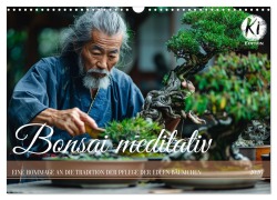 Cover-Bild zum Titel 'Bonsai meditativ (Wandkalender 2026 DIN A3 quer), CALVENDO Monatskalender' von 'Kerstin Waurick'