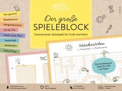 Cover-Bild zum Titel 'Der große Spieleblock. Umweltfreundlicher Spielspaß für Groß und Klein' von 'pen2nature'