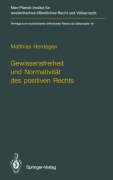 Cover-Bild zum Titel 'Gewissensfreiheit und Normativität des positiven Rechts' von 'Matthias Herdegen'