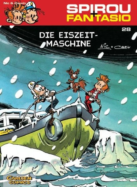 Spirou und Fantasio 28. Die Eiszeit-Maschine - Nic Broca, Raoul Cauvin