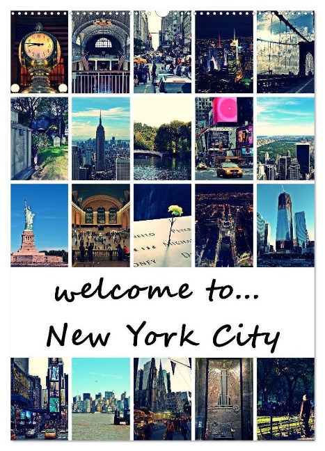 welcome to New York City (Wandkalender 2024 DIN A2 hoch), CALVENDO Monatskalender - Stephanie Büttner