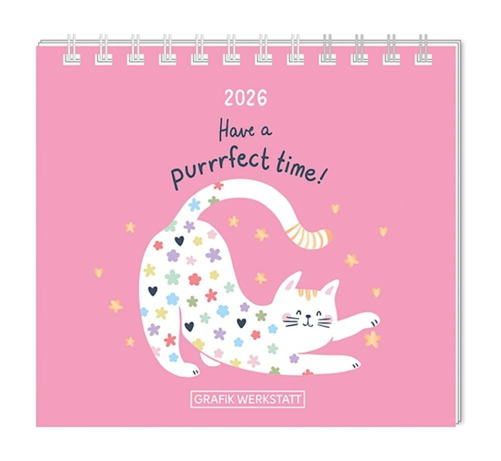Mini-Kalender 2026 Have a purrrfect time! - 