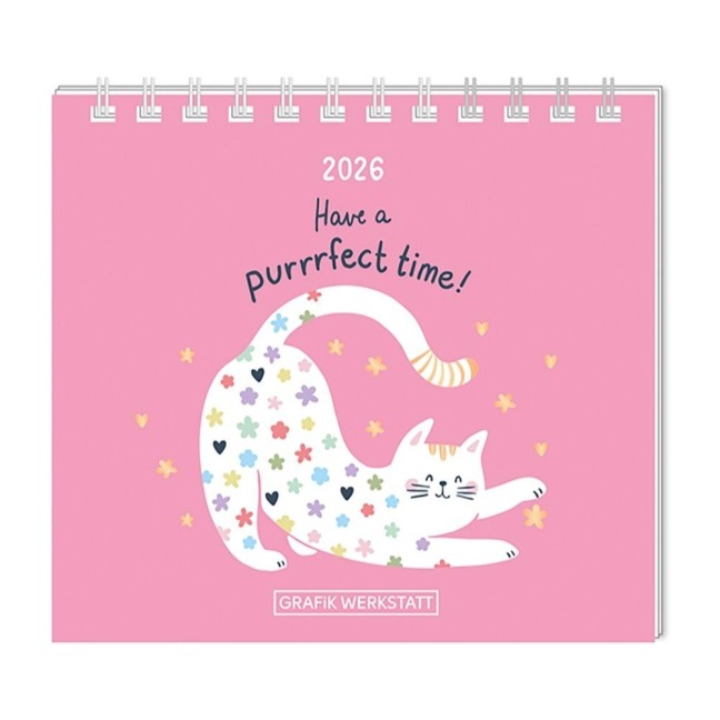 Mini-Kalender 2026 Have a purrrfect time! - 