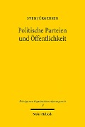 Cover-Bild zum Titel 'Politische Parteien und Öffentlichkeit' von 'Sven Jürgensen'