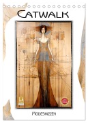 Cover-Bild zum Titel 'Catwalk - Modeskizzen (Tischkalender 2026 DIN A5 hoch), CALVENDO Monatskalender' von 'Erich Krätschmer'