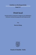 Cover-Bild zum Titel 'Droit local' von 'Martin Löhnig'