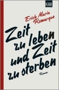 Cover-Bild zum Titel 'Zeit zu leben und Zeit zu sterben' von 'E. M. Remarque'