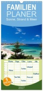 Cover-Bild zum Titel 'Familienplaner 2027 - Sonne, Strand & Meer mit 5 Spalten (Wandkalender, 21 x 45 cm) CALVENDO' von 'Melanie Viola'
