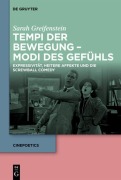 Cover-Bild zum Titel 'Tempi der Bewegung - Modi des Gefühls' von 'Sarah Greifenstein'