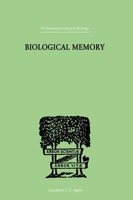 Biological Memory - Eugenio Rignano