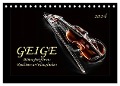 Geige - Bühne frei für ein Reichtum an Klangfarben (Tischkalender 2024 DIN A5 quer), CALVENDO Monatskalender - Peter Roder