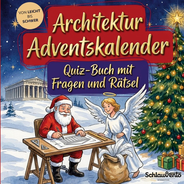 Architektur-Adventskalender: Quiz-Buch mit Fragen und Rätsel - Schlauvento Interactive
