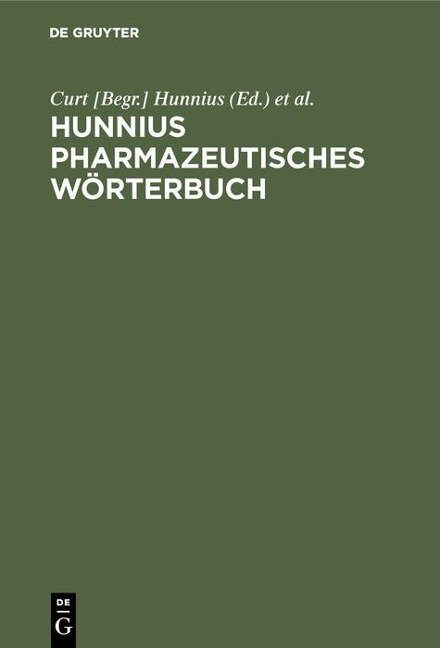 Hunnius pharmazeutisches Wörterbuch - 