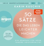 Cover-Bild zum Titel '50 Sätze, die das Leben leichter machen' von 'Karin Kuschik'