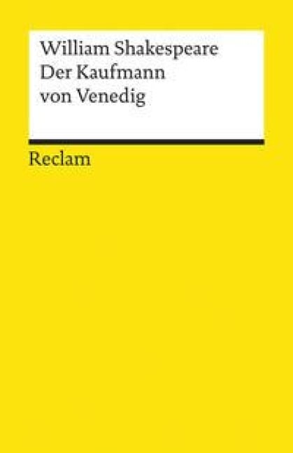 Der Kaufmann von Venedig - William Shakespeare