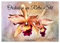 Orchideen im Retro-Stil (Wandkalender 2025 DIN A4 quer), CALVENDO Monatskalender - Claudia Kleemann