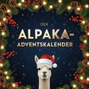 Cover-Bild zum Titel 'Der Alpaka-Adventskalender' von 'Anna Münch'