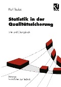 Cover-Bild zum Titel 'Statistik in der Qualitätssicherung' von 'Karl Taube'