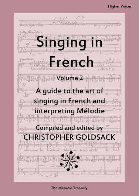 Singing in French, volume 2 - higher voices - Christopher Goldsack
