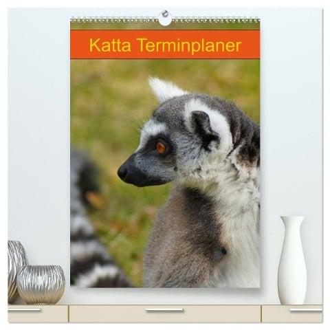 Katta Terminplaner (hochwertiger Premium Wandkalender 2024 DIN A2 hoch), Kunstdruck in Hochglanz - Kattobello Kattobello