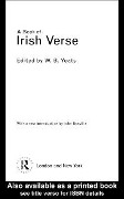 Cover-Bild zum Titel 'A Book of Irish Verse' von 'W. B. Yeats'