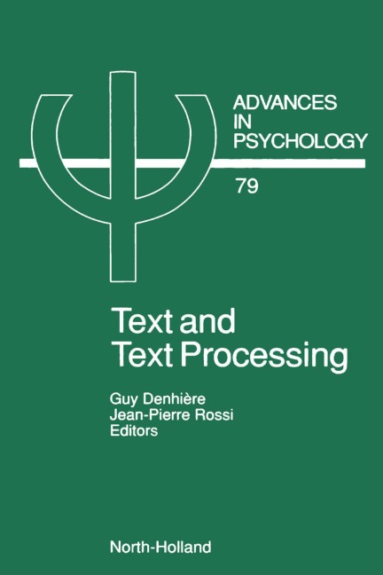 Text and Text Processing - 