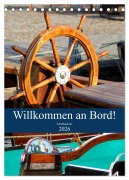 Cover-Bild zum Titel 'Willkommen an Bord! Schiffsdetails 2026 (Tischkalender 2026 DIN A5 hoch), CALVENDO Monatskalender' von 'Peter Hebgen'
