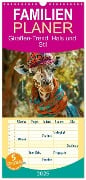 Familienplaner 2025 - Giraffen-Trend. Hals und Stil mit 5 Spalten (Wandkalender, 21 x 45 cm) CALVENDO - Rose Hurley