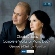 Cover-Bild zum Titel 'Debussy: Sämtliche Werke für Klavierduo Vol. 2' von 'Genova & Dimitrov Piano Duo'