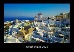 Cover-Bild zum Titel 'Griechenland 2026 Fotokalender DIN A3' von 'Tobias Becker'