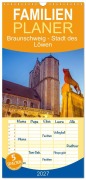 Cover-Bild zum Titel 'Familienplaner 2027 - Braunschweig - Stadt des Löwen mit 5 Spalten (Wandkalender, 21 x 45 cm) CALVENDO' von 'Thomas Bugdoll'