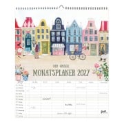 Cover-Bild zum Titel 'Großer Monatsplaner Häuser 2027' von 'Silke Leffler'