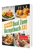 Cover-Bild zum Titel 'Ninja Heißluftfritteuse Rezeptbuch Dual Zone - über 100 Airfryer getestet: Erprobte Rezepte mit exakten Garzeiten für beide Garkörbe' von 'Sven Gaiser'