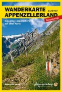 Cover-Bild zum Titel 'Wanderkarte Appenzellerland 1:25000' von ''