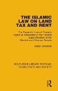 Cover-Bild zum Titel 'The Islamic Law on Land Tax and Rent' von 'Baber Johansen'
