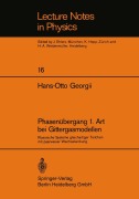 Cover-Bild zum Titel 'Phasenübergang 1. Art bei Gittergasmodellen' von 'H. -O. Georgii'