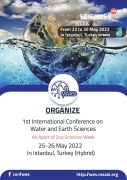 Cover-Bild zum Titel '1ST INTERNATIONAL CONFERENCE ON WATER AND EARTH SCIENCES (ICWES'22)' von ''