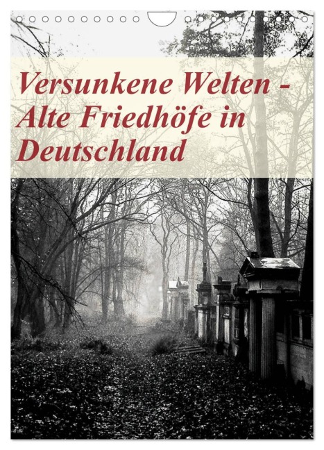 Versunkene Welten - Alte Friedhöfe in Deutschland (Wandkalender 2026 DIN A4 hoch), CALVENDO Monatskalender - Boris Robert