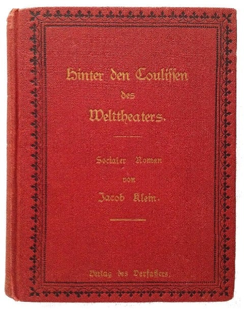 Hinter den Coulissen des Welttheaters - Jacob Klein
