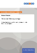 Cover-Bild zum Titel 'Wenn die Führung versagt' von 'Robert Reuter'