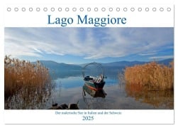 Lago Maggiore - Der malerische See in Italien und der Schweiz (Tischkalender 2025 DIN A5 quer), CALVENDO Monatskalender - Joana Kruse