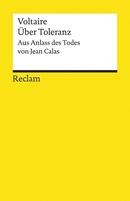 Über Toleranz - Voltaire