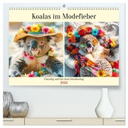 Cover-Bild zum Titel 'Koalas im Modefieber. Flauschig und Chic beim Fotoshooting (hochwertiger Premium Wandkalender 2026 DIN A2 quer), Kunstdruck in Hochglanz' von 'Rose Hurley'